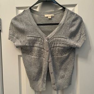 Mini Gray Cardigan